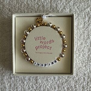Little Words Project “Inspire” Beaded Bracelet